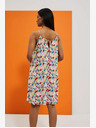 Moodo Gemustertes trägerloses Sommerkleid Moodo