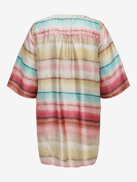 ONLY CARMAKOMA Cremefarbene Damen-Tunika ONLY CARMAKOMA Tanny
