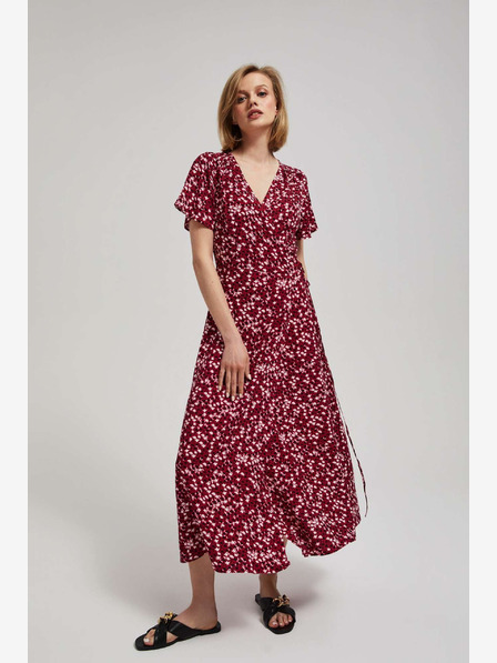 Moodo Dunkelrosa Maxikleid Moodo
