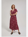 Moodo Dunkelrosa Maxikleid Moodo