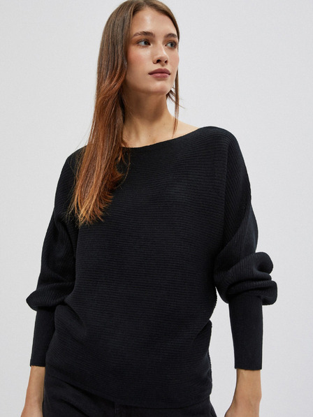Moodo Schwarzer Damenpullover Moodo
