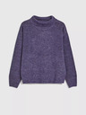 Moodo Lila Rollkragenpullover Moodo