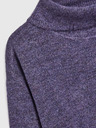 Moodo Lila Rollkragenpullover Moodo