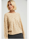 Moodo Moodo Beige Damen Pullover