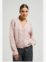Moodo Hellrosa Damen Strickjacke Moodo