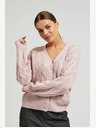 Moodo Hellrosa Damen Strickjacke Moodo