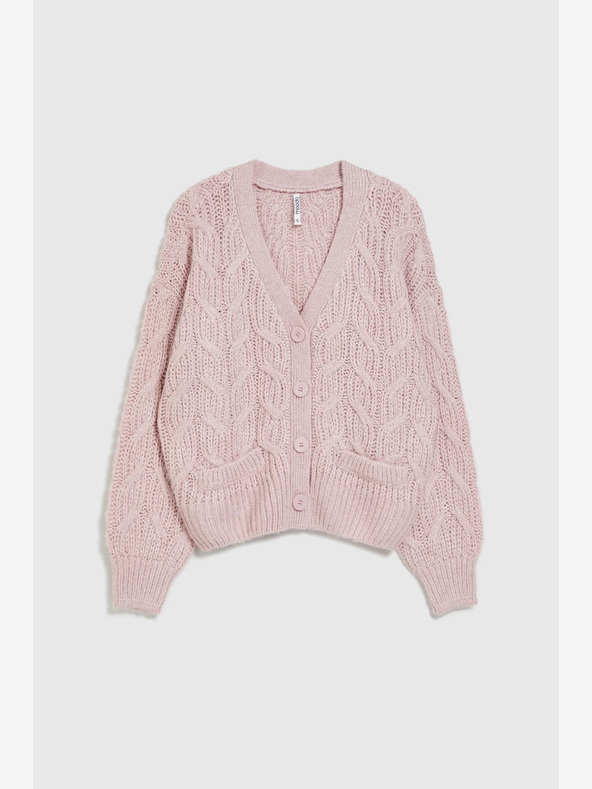 Moodo Hellrosa Damen Strickjacke Moodo