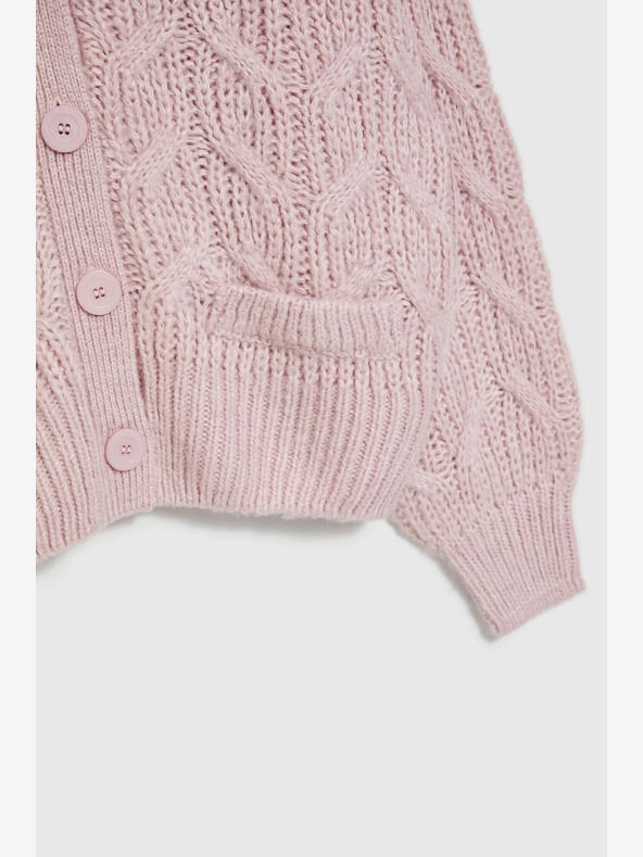 Moodo Hellrosa Damen Strickjacke Moodo