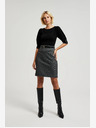 Moodo Schwarzer Damenpullover Moodo