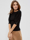 Moodo Schwarzer Damenpullover Moodo