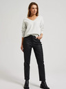 Moodo Damen V-Ausschnitt Pullover Moodo
