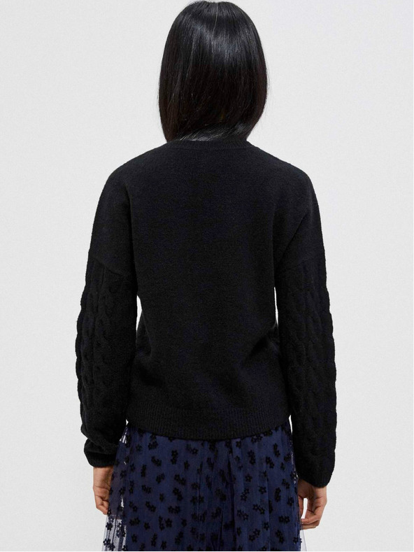 Moodo Schwarzer Damenpullover Moodo