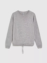 Moodo Damen Pullover mit V-Ausschnitt Moodo