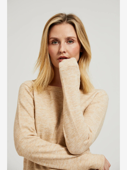 Moodo Moodo Beige Damen Pullover