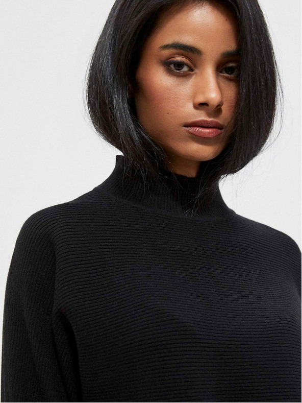Moodo Schwarzer Damenpullover Moodo