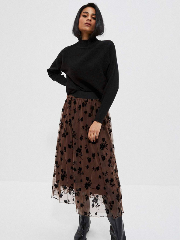 Moodo Schwarzer Damenpullover Moodo