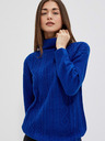 Moodo Blauer Damen Pullover Moodo