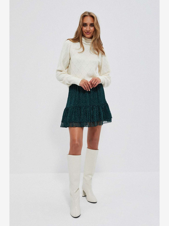 Moodo Cremefarbener Damen-Pullover von Moodo