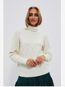 Moodo Cremefarbener Damen-Pullover von Moodo