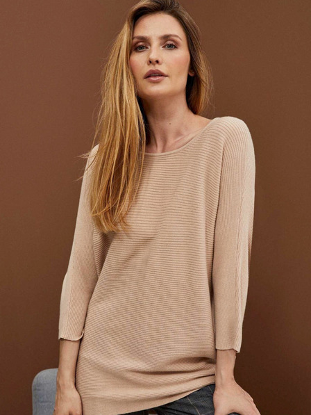 Moodo Moodo Beige Damen Pullover