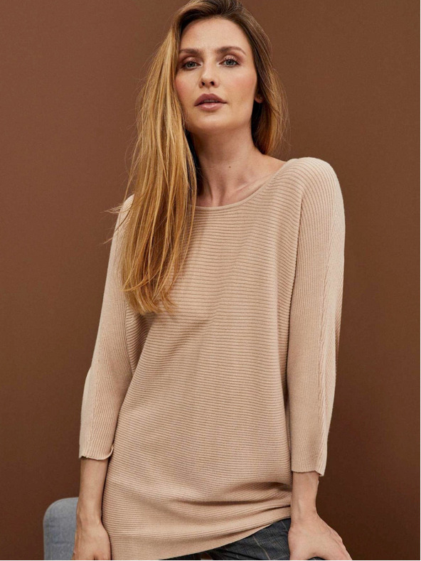 Moodo Moodo Beige Damen Pullover