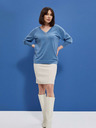 Moodo Blauer Damen Pullover Moodo