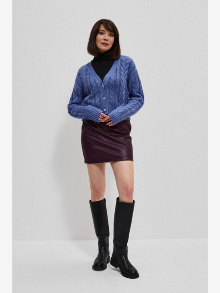 Moodo Blaue Damen-Strickjacke Moodo