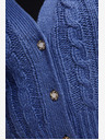 Moodo Blaue Damen-Strickjacke Moodo