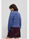Moodo Blaue Damen-Strickjacke Moodo