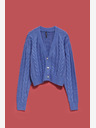 Moodo Blaue Damen-Strickjacke Moodo