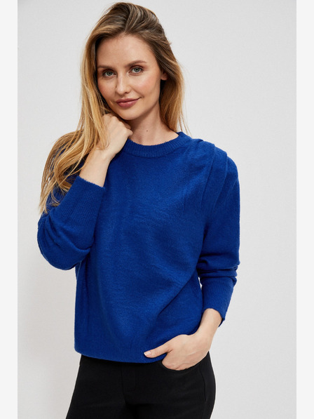 Moodo Blauer Damen Pullover Moodo