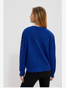 Moodo Blauer Damen Pullover Moodo