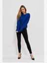 Moodo Blauer Damen Pullover Moodo
