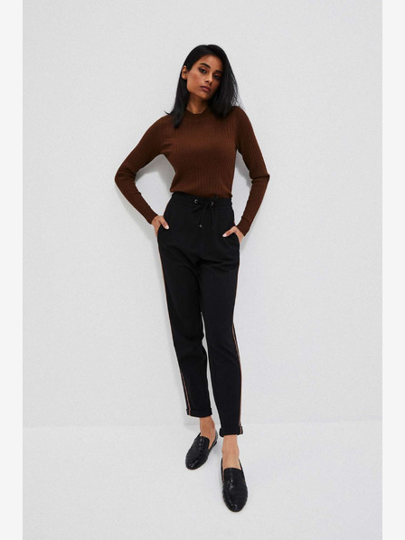 Moodo Brauner Damen Pullover Moodo