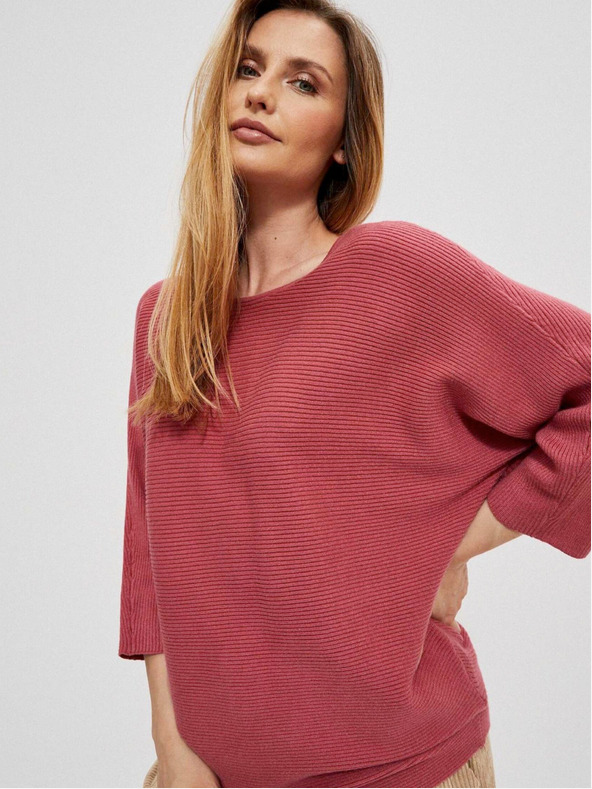 Moodo Rosa Damen Strickjacke Moodo