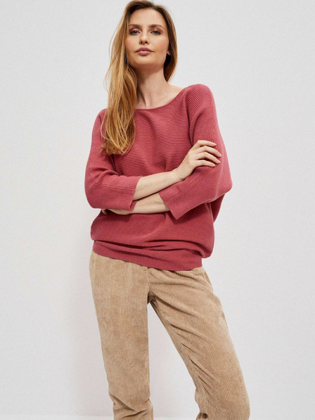 Moodo Rosa Damen Strickjacke Moodo