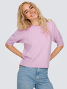 ONLY Rosa Damen-Kurzarmpullover ONLY ONLRICA