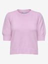 ONLY Rosa Damen-Kurzarmpullover ONLY ONLRICA