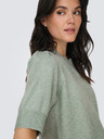 ONLY Grüner Damen-Kurzarmpullover ONLY ONLRICA