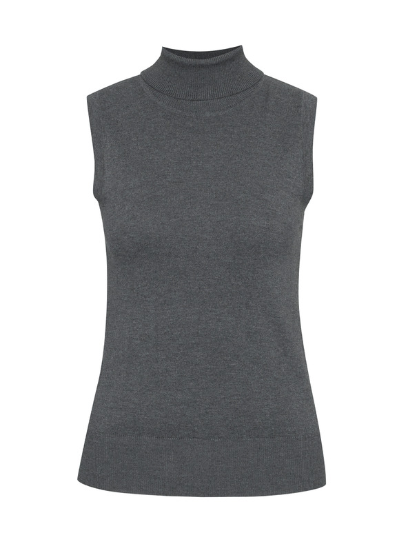 Orsay Grauer Damenpullover mit Rollkragen ORSAY