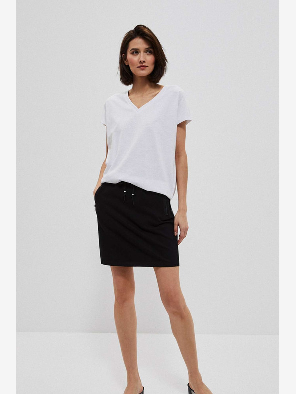 Moodo Schwarzer Damen-Rock Moodo