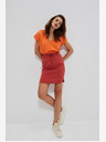 Moodo Roter Damen-Rock Moodo
