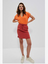 Moodo Roter Damen-Rock Moodo