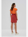 Moodo Roter Damen-Rock Moodo