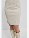 Moodo Moodo Beige Damenrock