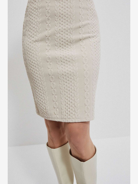 Moodo Moodo Beige Damenrock
