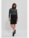 Moodo Schwarzer Damen-Rock Moodo