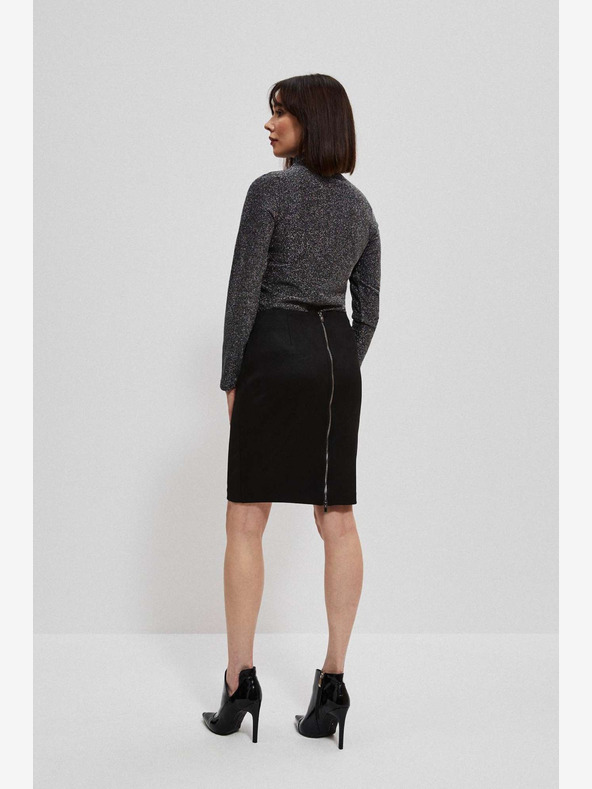 Moodo Schwarzer Damen-Rock Moodo