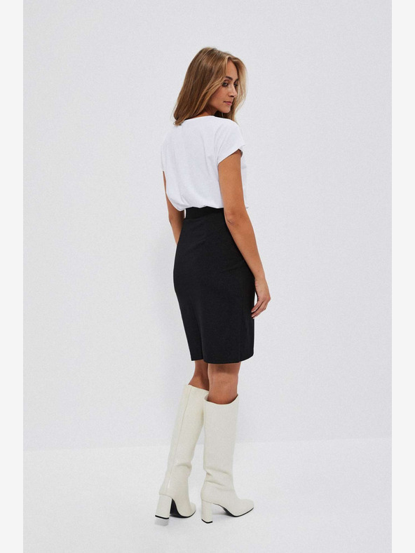 Moodo Schwarzer Damen-Rock Moodo