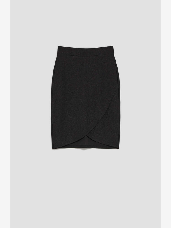 Moodo Schwarzer Damen-Rock Moodo